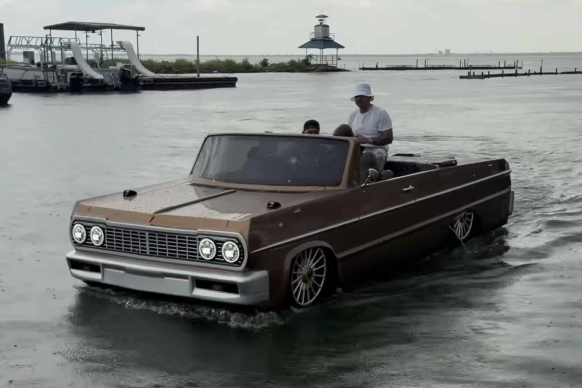 Shaq's 1964 Chevrolet Impala Boat